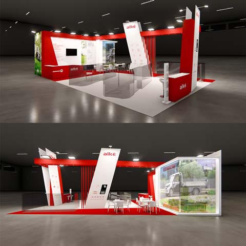 Remo Colomba - Creative Visual Designer - Portfolio - ALKE' - Trade Show Booth Design - Ecomondo 2024